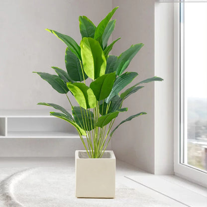 Realistic Plastic Banana Plant