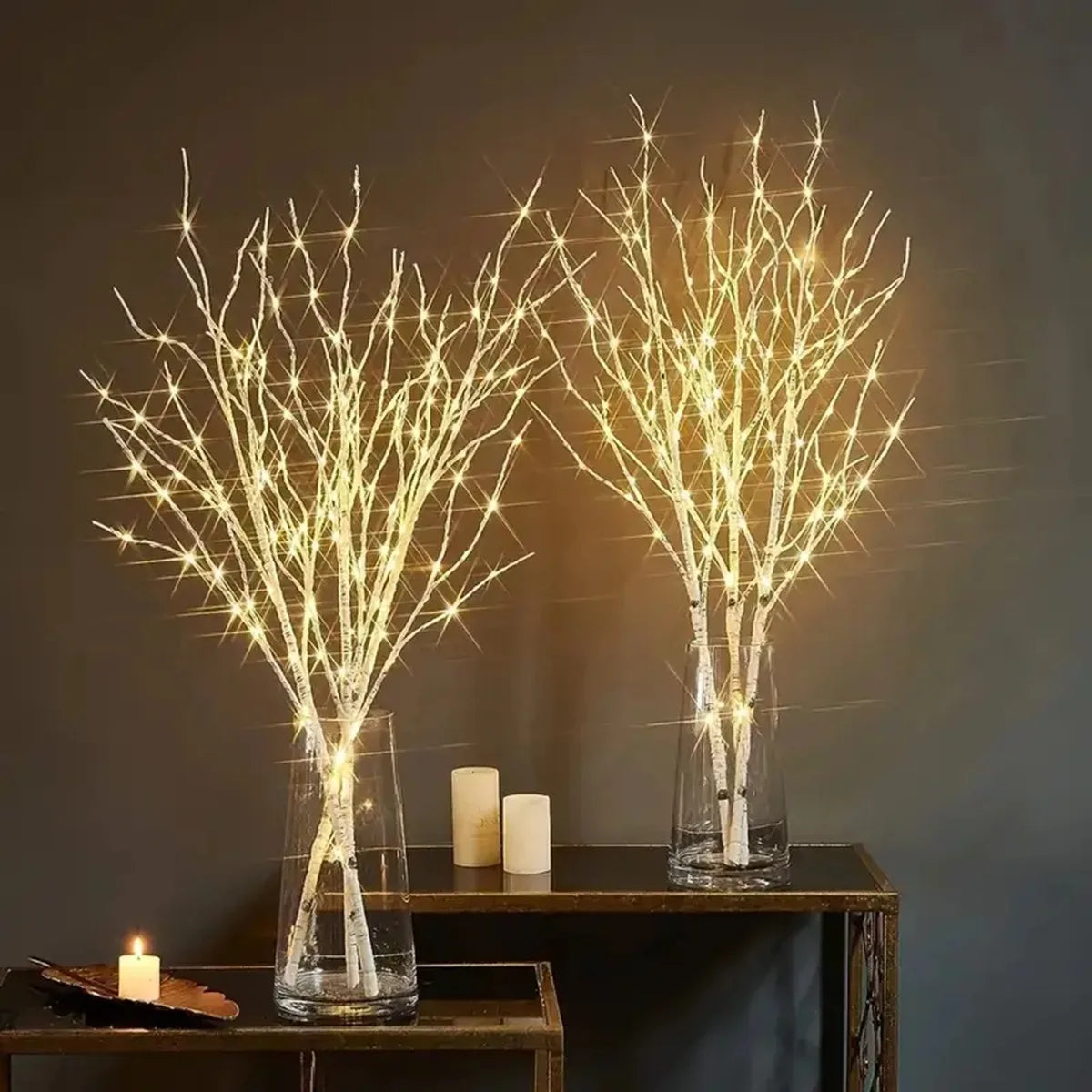 Festive Birch Branch Lights