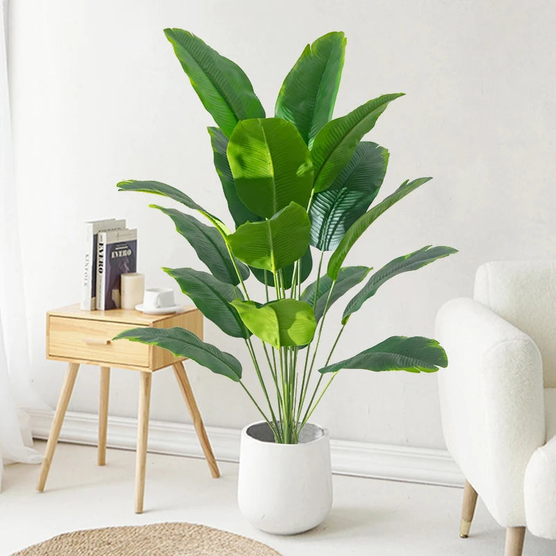 Realistic Plastic Banana Plant