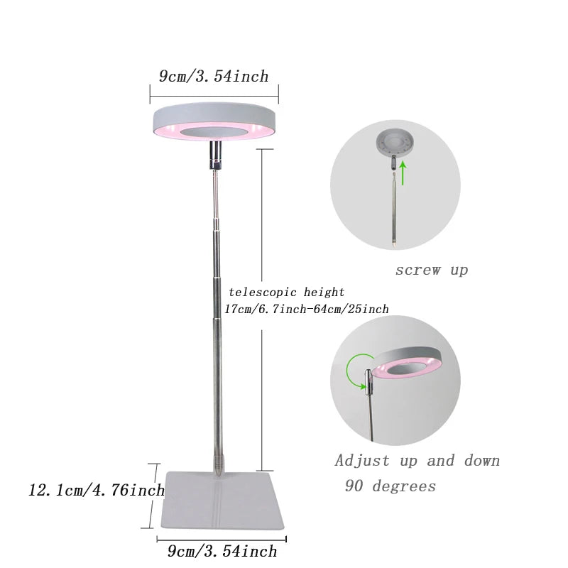 Solar-Powered Growth LED Light