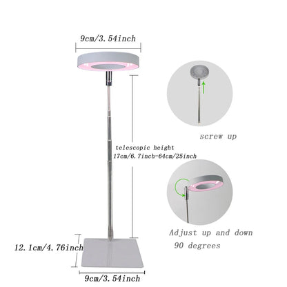 Solar-Powered Growth LED Light