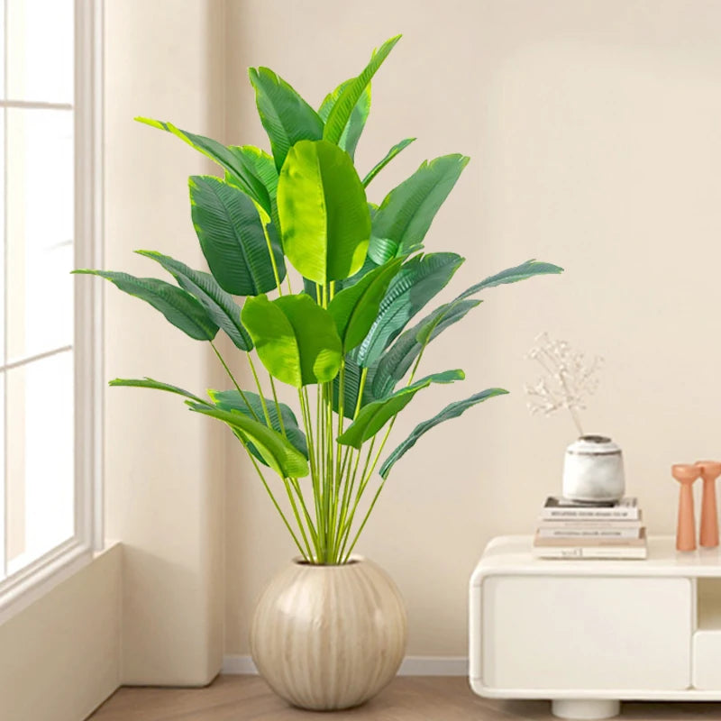 Realistic Plastic Banana Plant