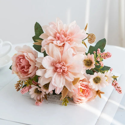 Elegant Silk Flower Bouquet