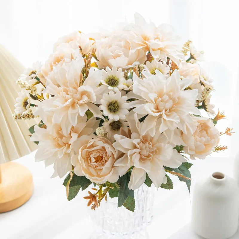 Elegant Silk Flower Bouquet