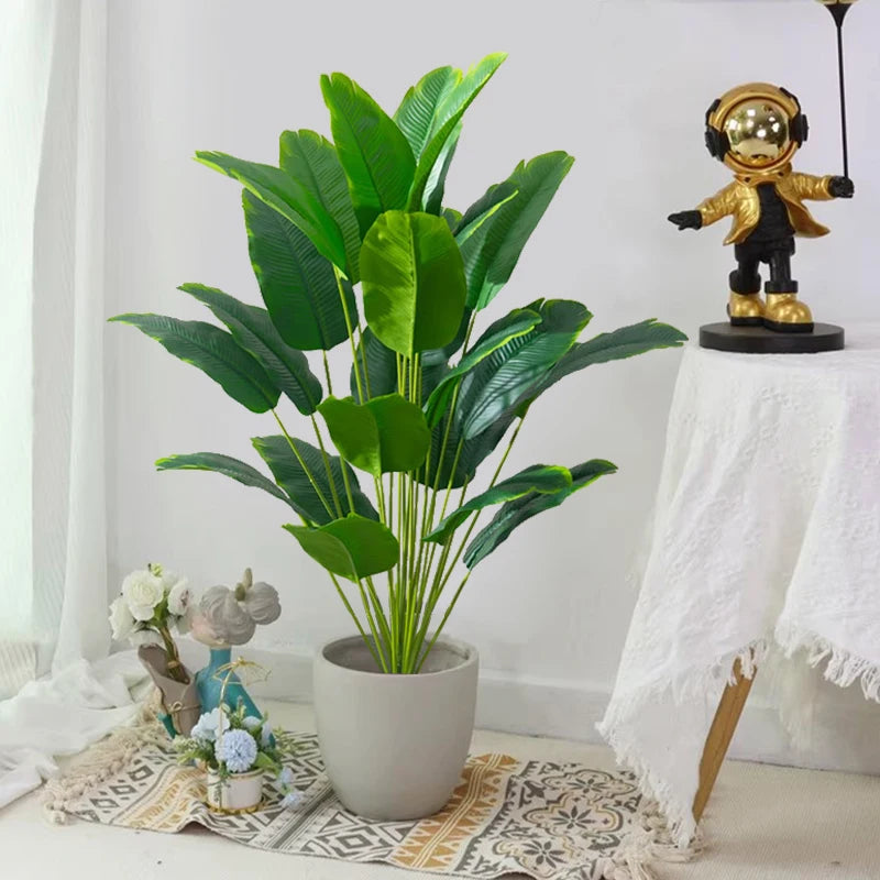 Realistic Plastic Banana Plant