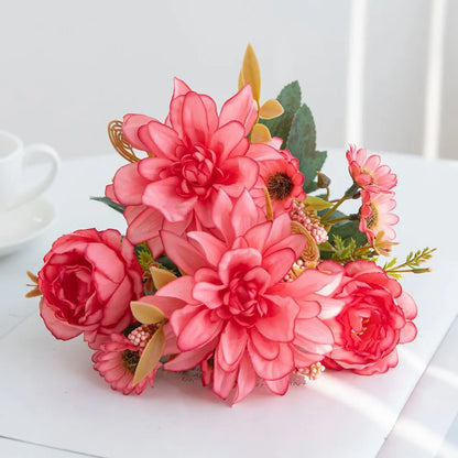 Elegant Silk Flower Bouquet