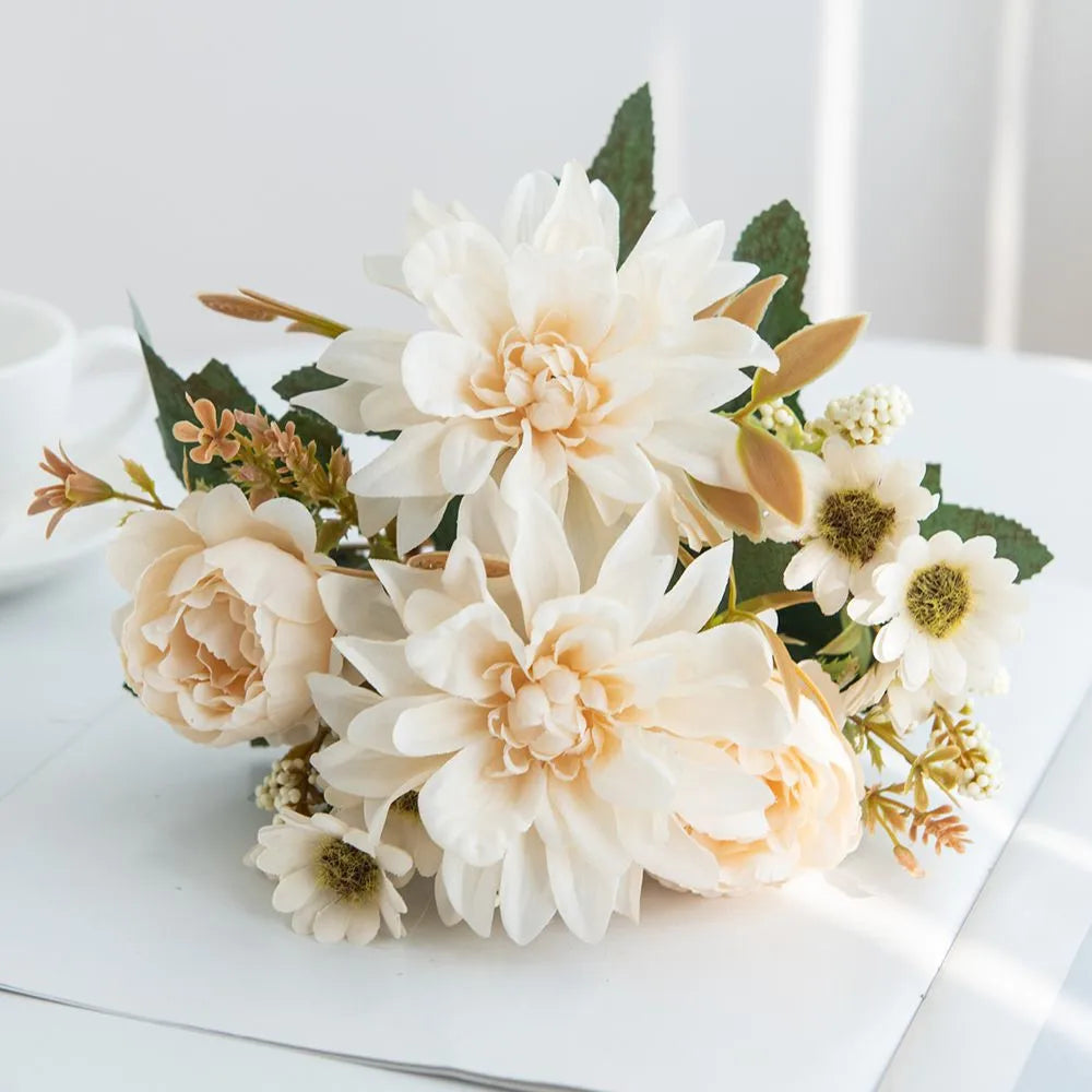 Elegant Silk Flower Bouquet